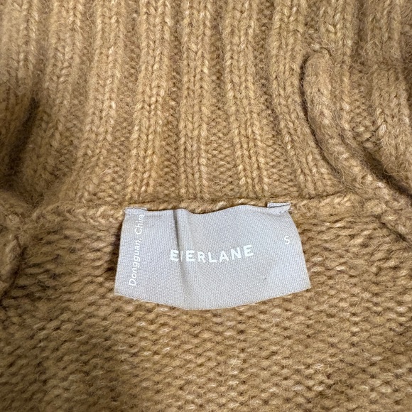 EVERLANE The Cloud Turtleneck in Heathered Chai - Picture 7 of 8
